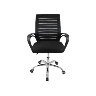 Silla de Escritorio Ergonómica Negra - 828